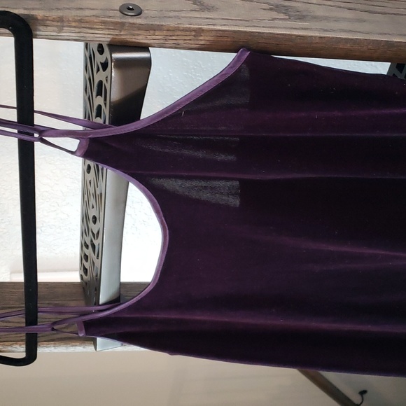 bundle -Soft Sensations Spaghetti Strap Dress Purple Velvet Soft - Picture 4 of 13